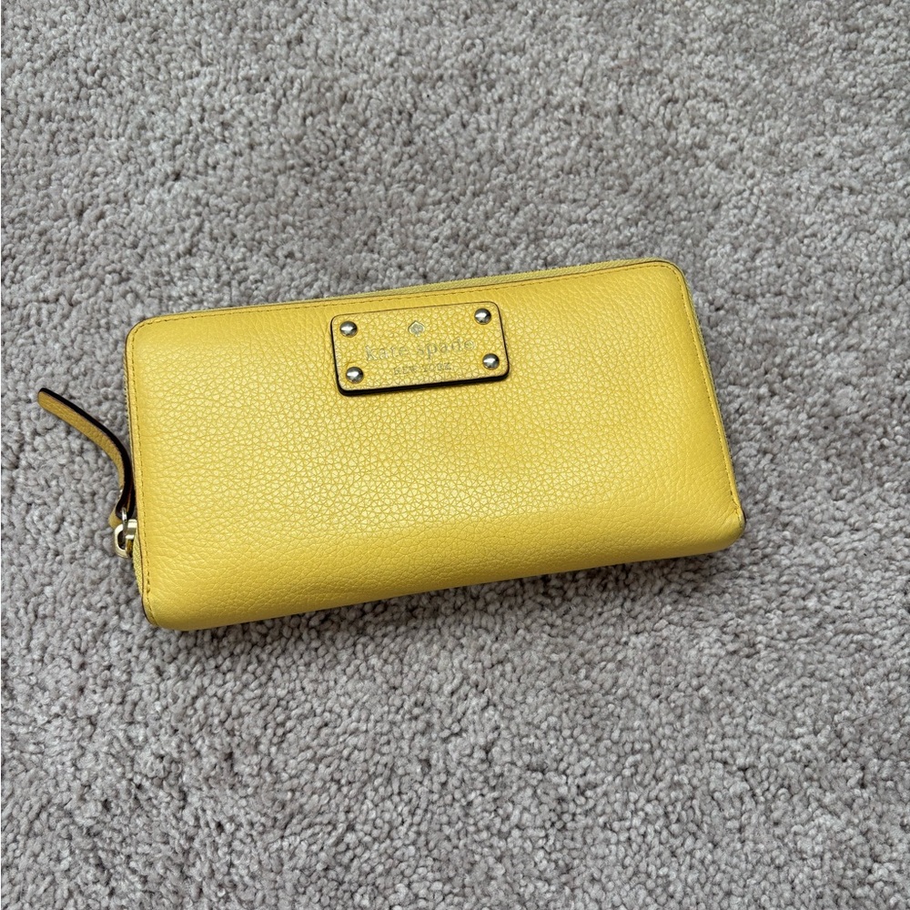 Kate Spade Mustard Yellow Wallet